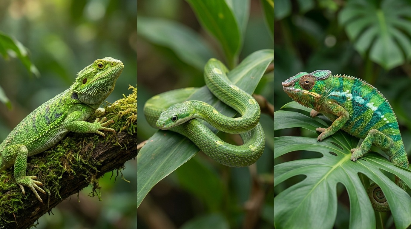 初心者におすすめの緑色の爬虫類ランキングTOP3