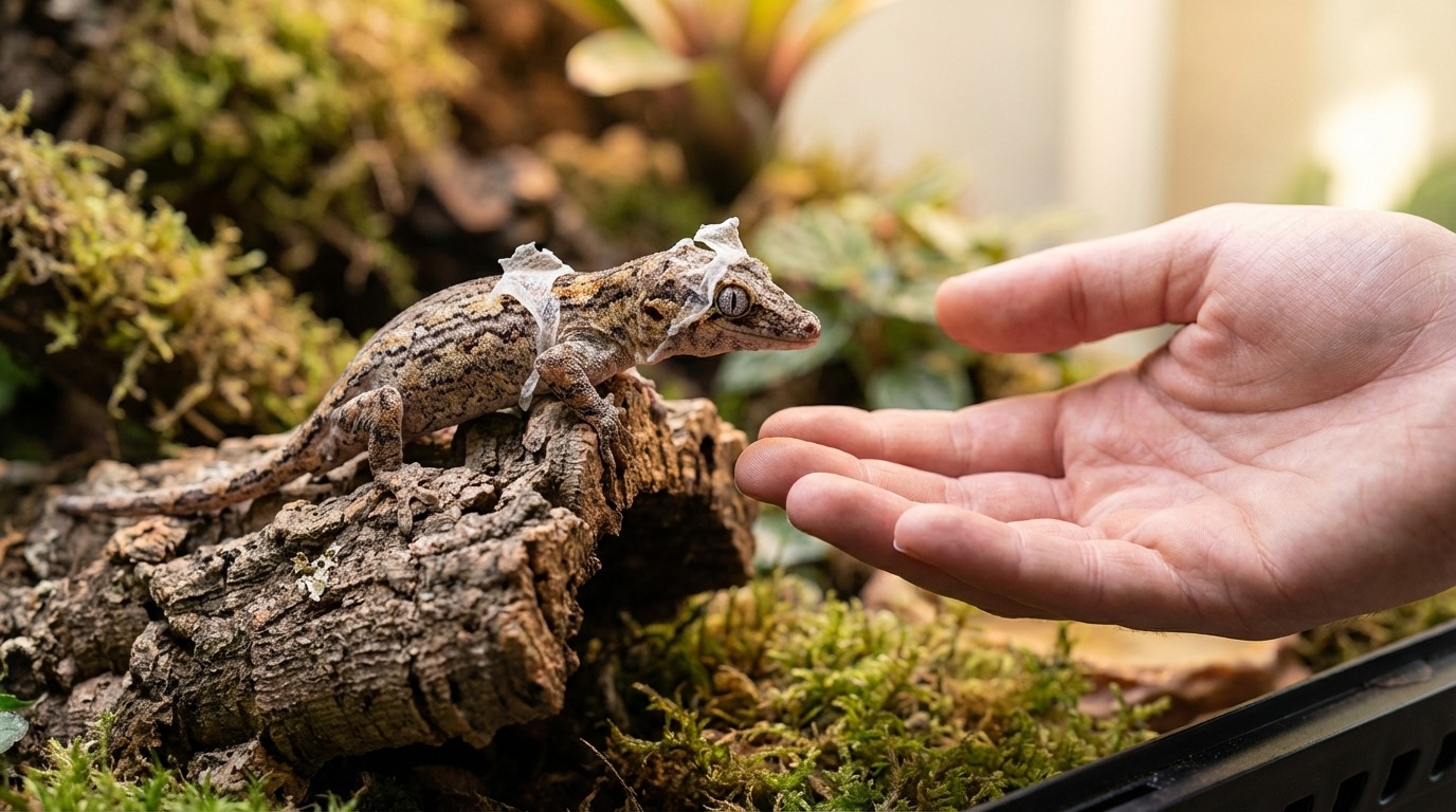 爬虫類の脱皮は手伝うべき?基本は見守りでOK