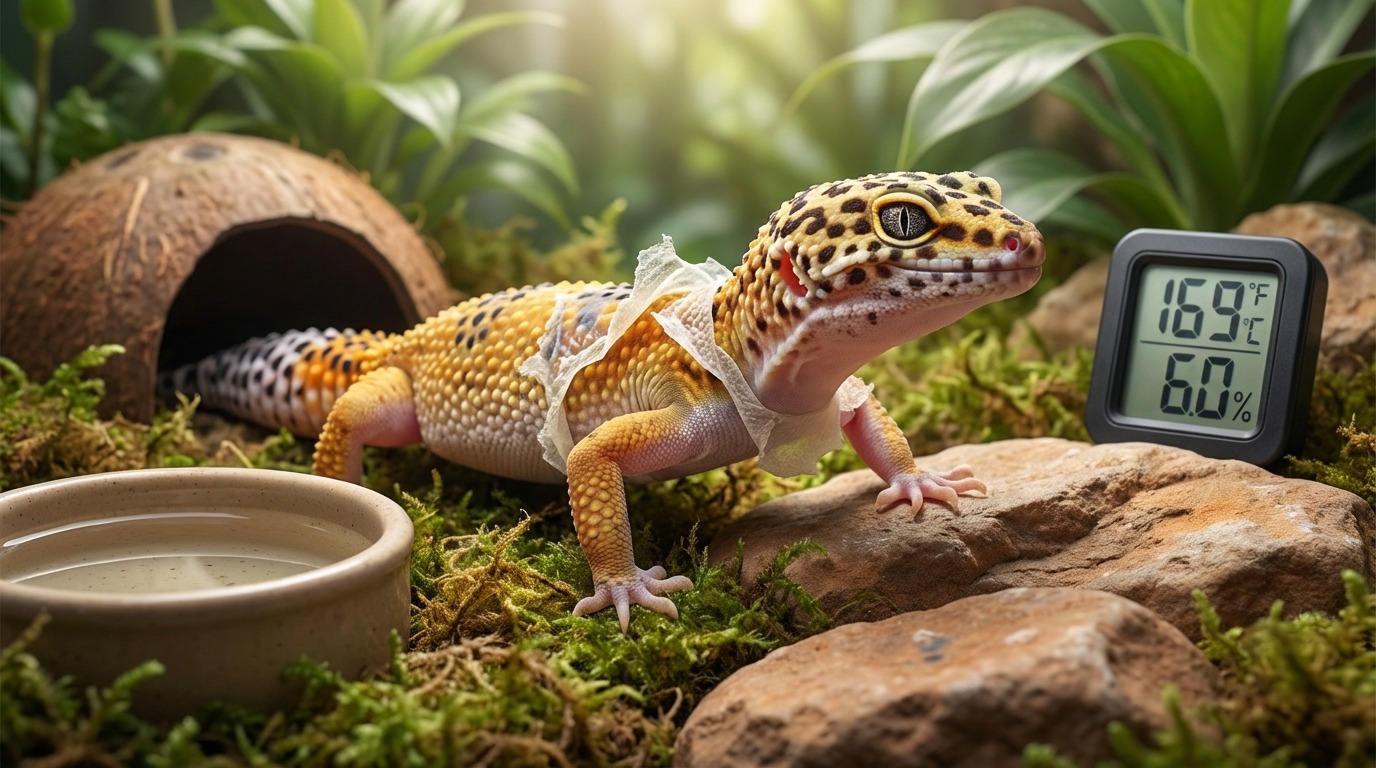 脱皮不全を予防する飼育環境の整え方