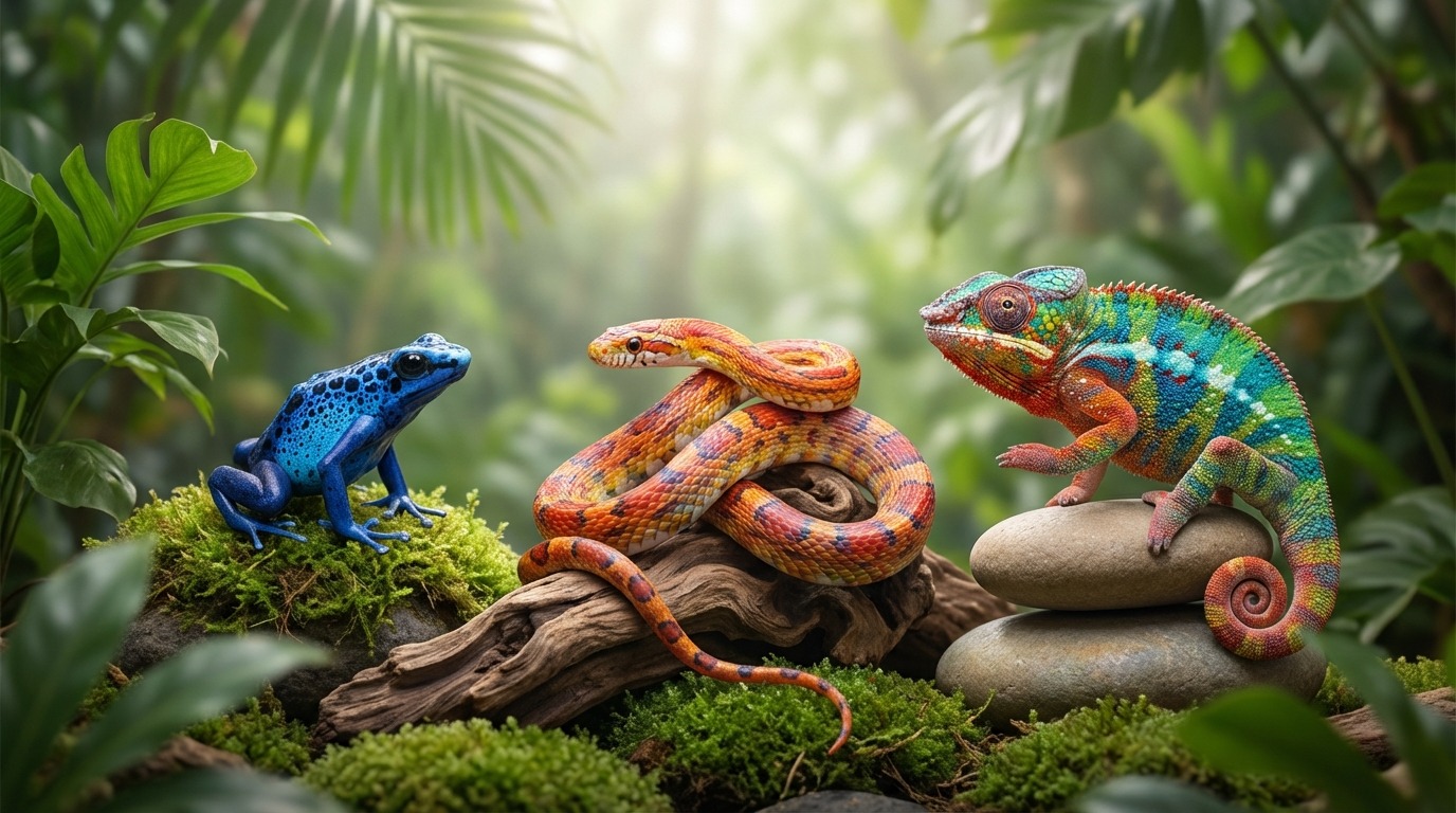 【結論】最も美しい爬虫類TOP3はこれだ