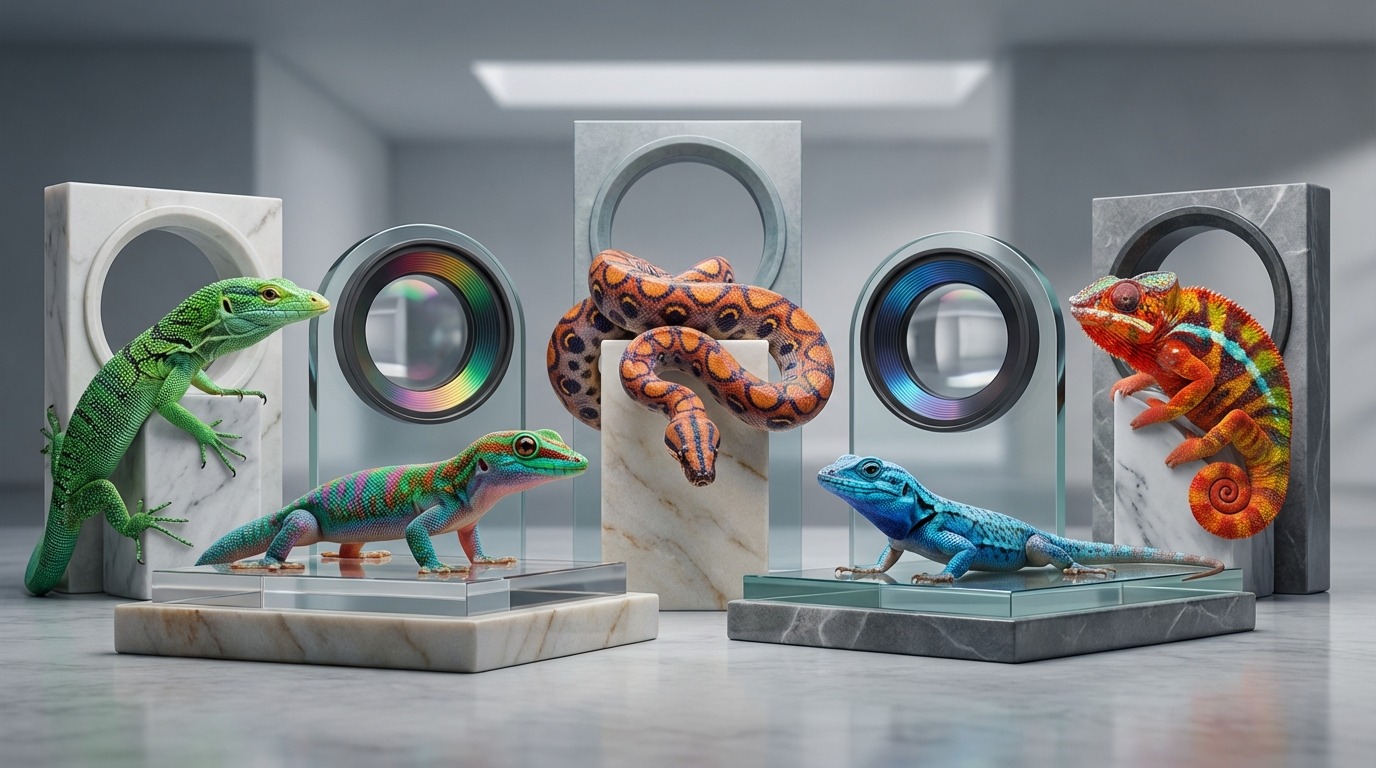 綺麗な爬虫類を決める5つの観点