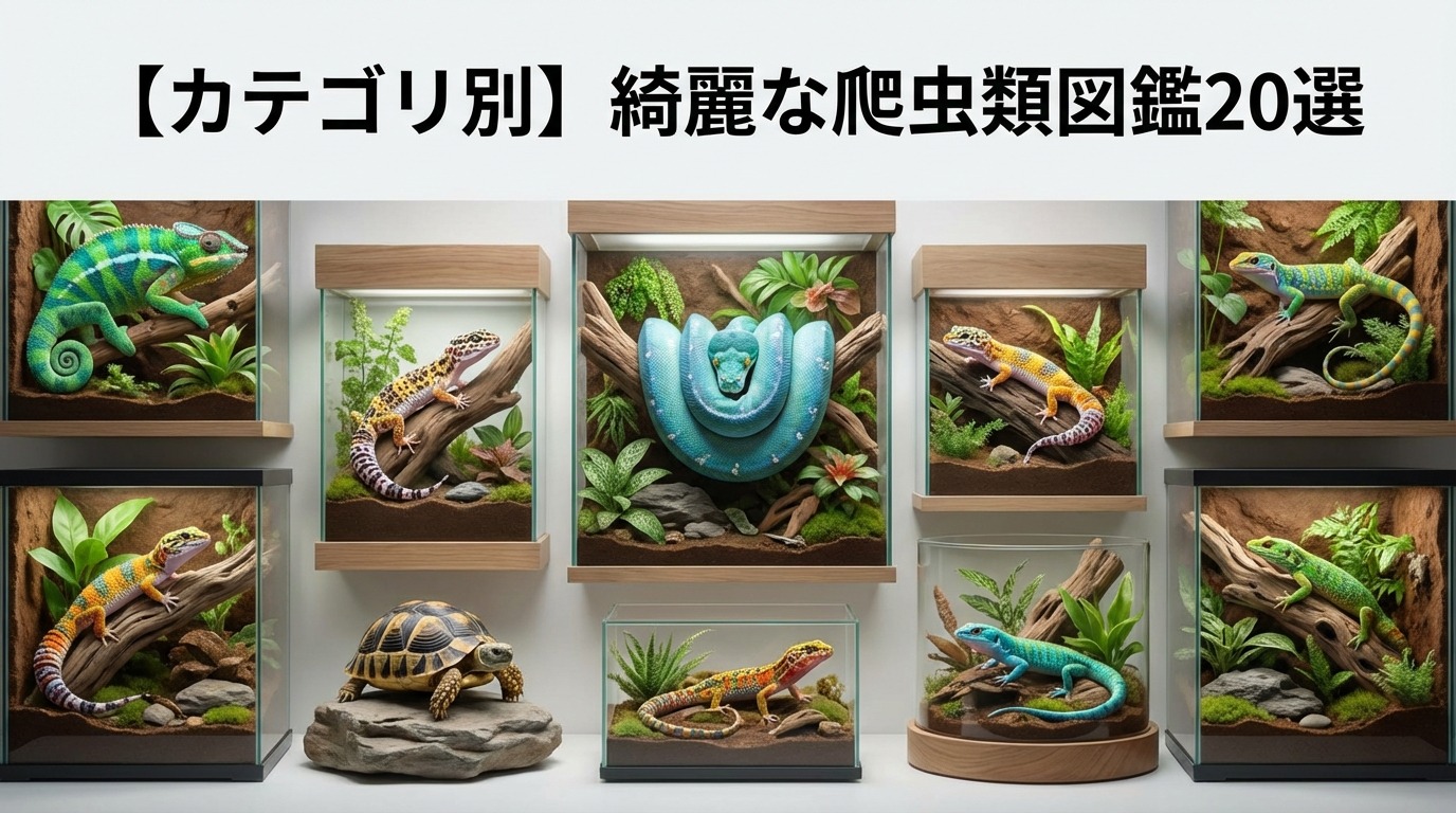 【カテゴリ別】綺麗な爬虫類図鑑20選