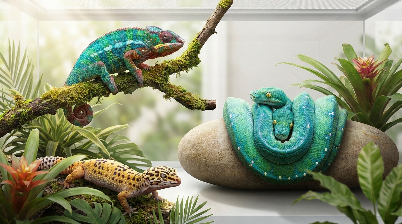 綺麗な爬虫類を選ぶときの3つのポイント