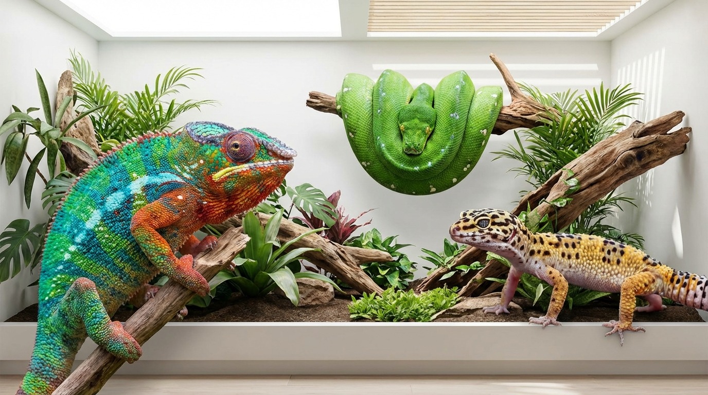 【目的別】あなたにおすすめの綺麗な爬虫類