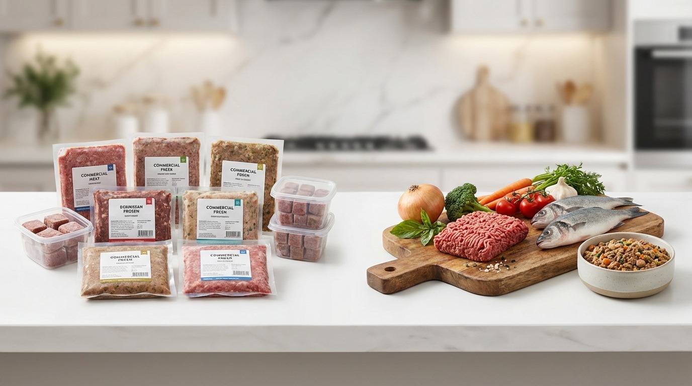 市販の冷凍餌・肉系フードという選択肢|手作り餌との比較