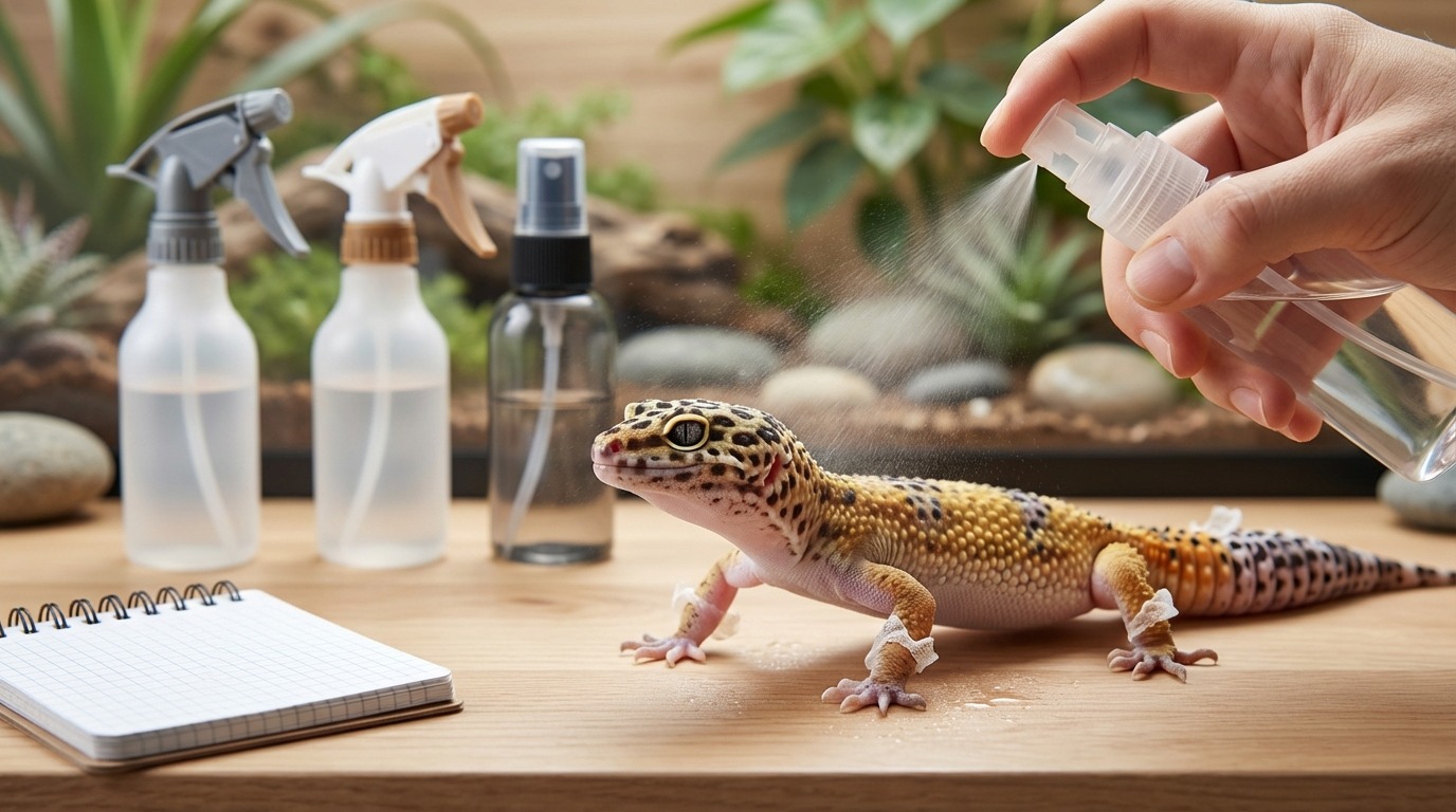 爬虫類の脱皮不全におすすめのスプレー3選【比較表付き】