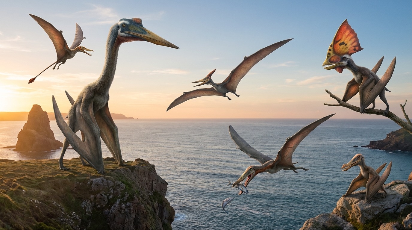 代表的な翼竜6選|特徴・大きさ・生態を一覧で紹介