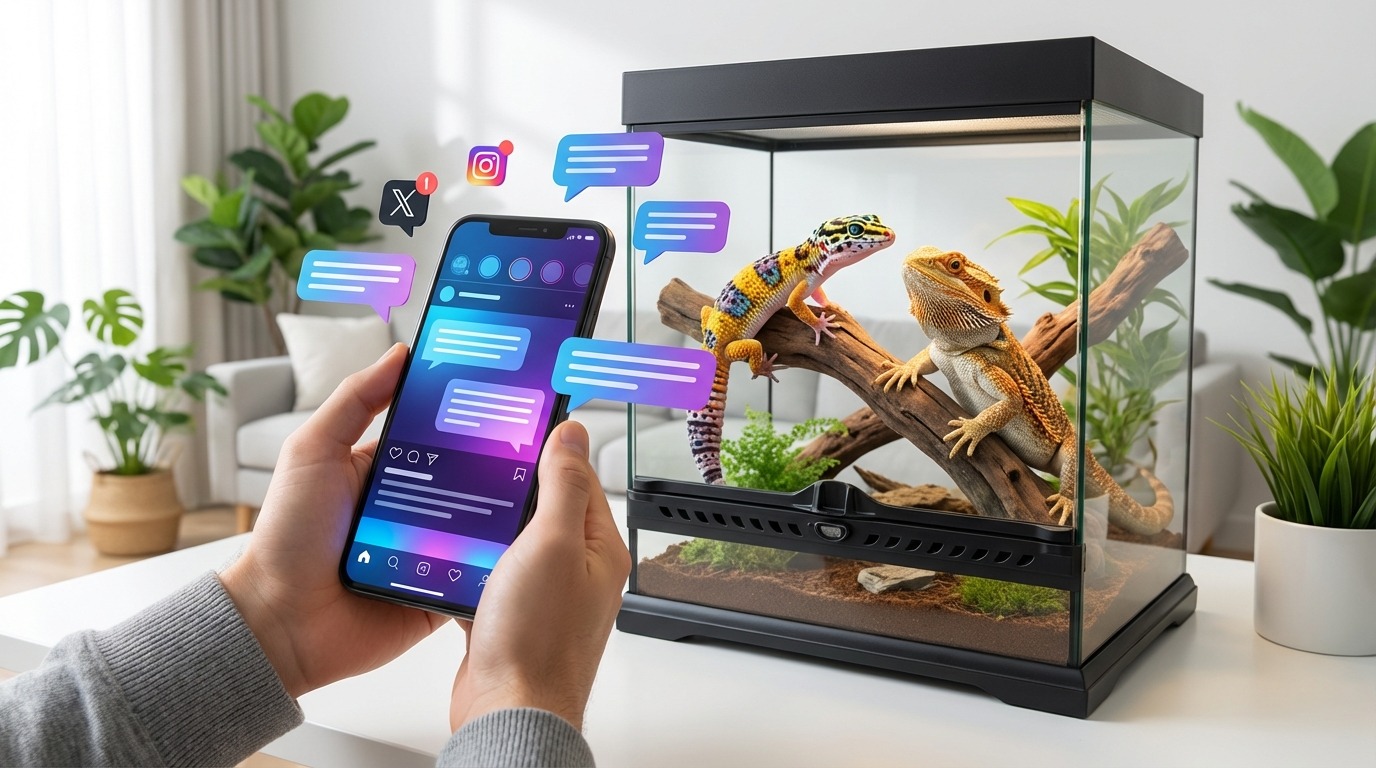 SNS(X・Instagram)で爬虫類の相談をする【リアルタイムで聞ける】