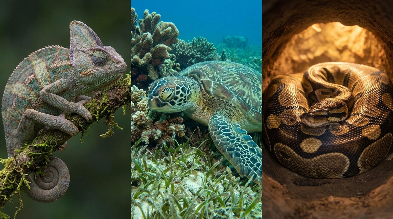 【種類別】爬虫類の睡眠パターンと特徴