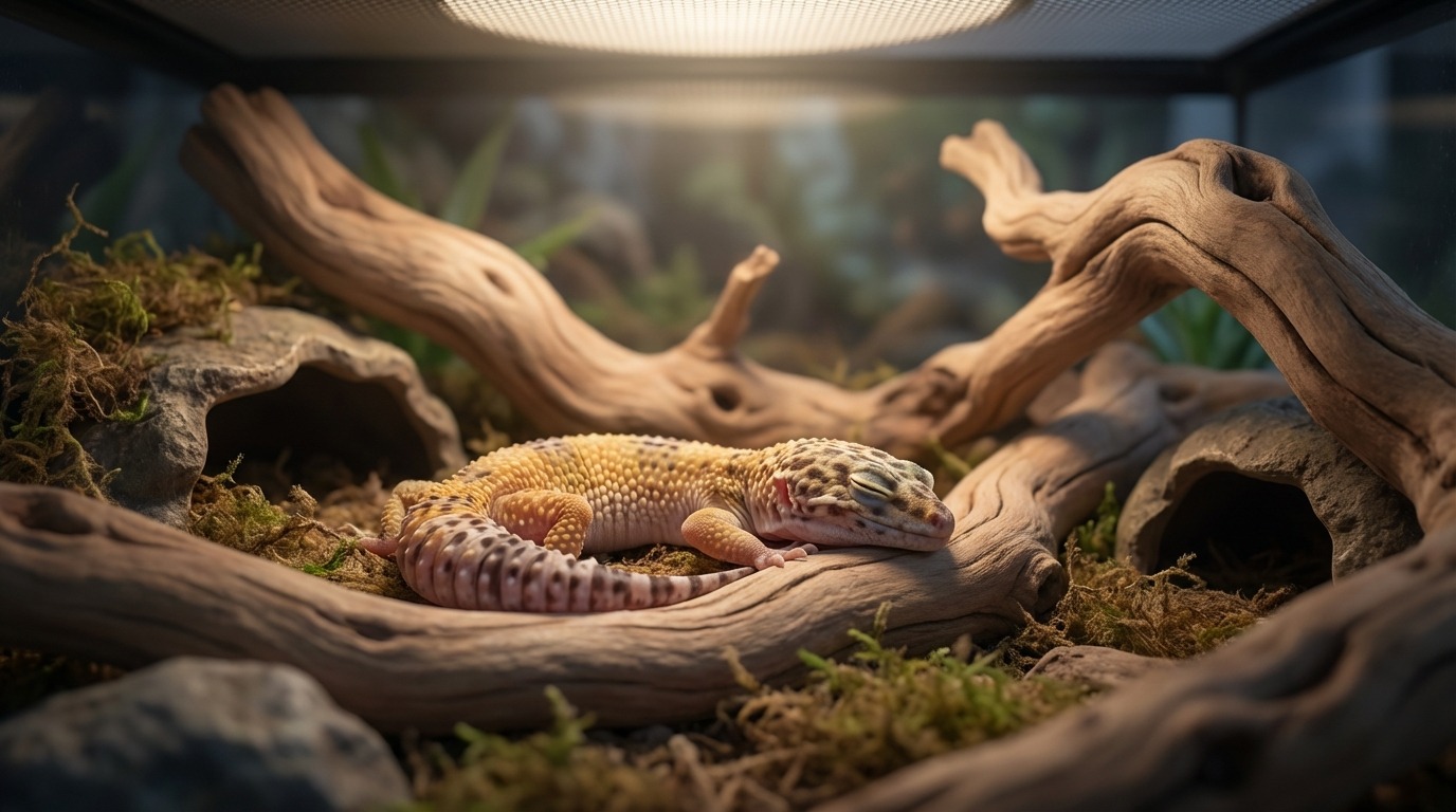 飼育下で爬虫類にしっかり睡眠をとらせる5つのポイント