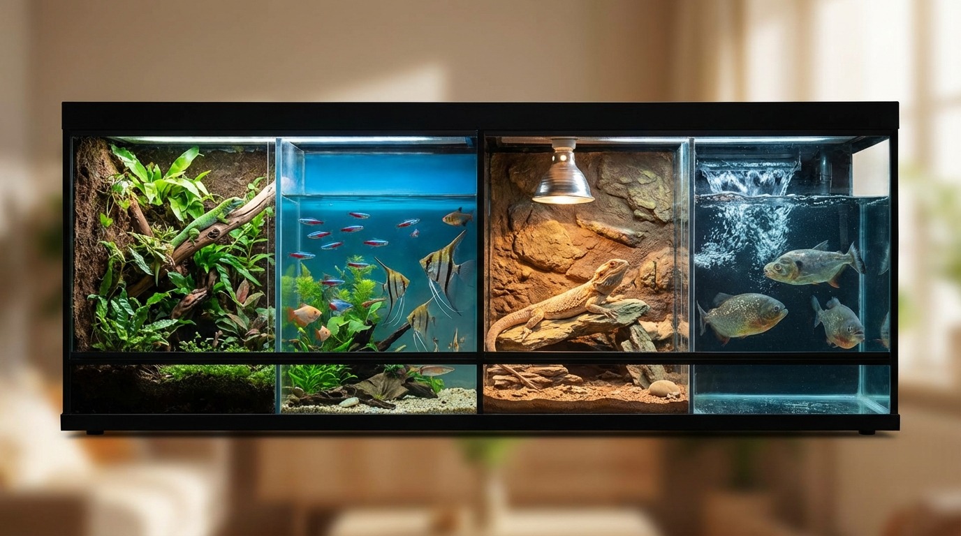 爬虫類と熱帯魚の相性一覧｜同居OKな組み合わせ・NGな組み合わせ