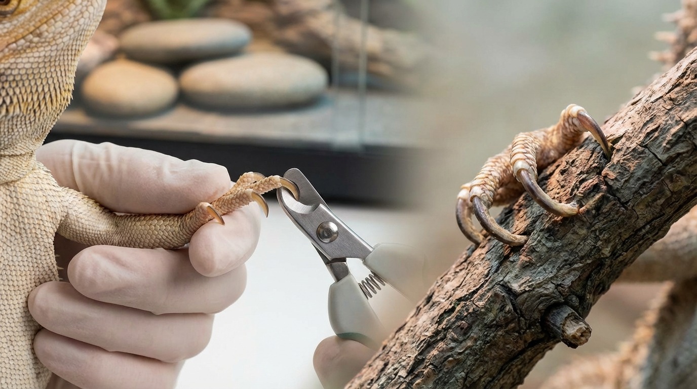 爬虫類に爪切りは必要？放置した場合のリスクとは