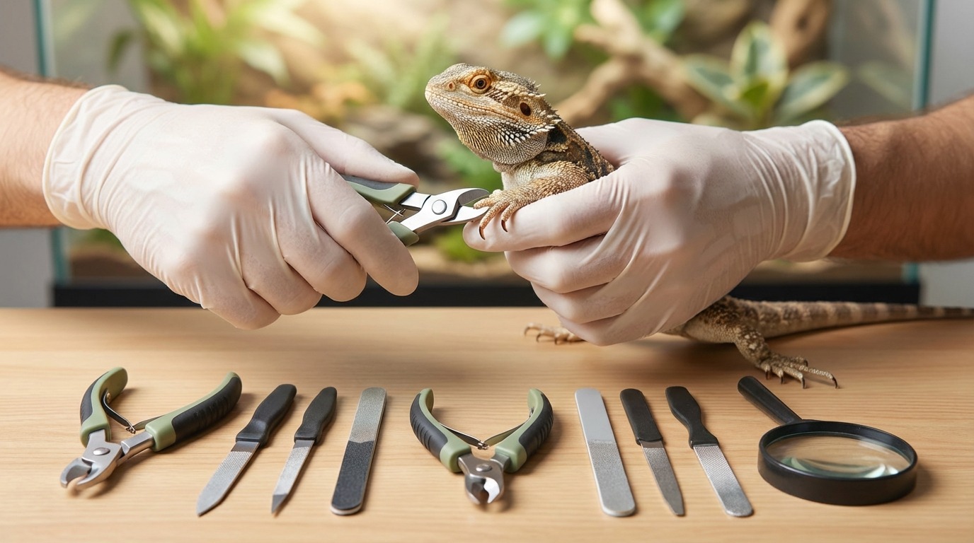爬虫類の爪切りに使う道具と選び方