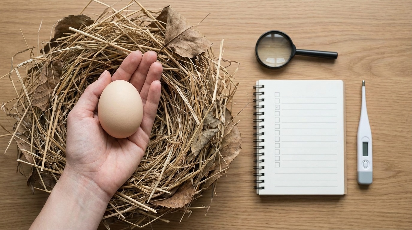 無精卵を発見したら今すぐやるべき3つのこと