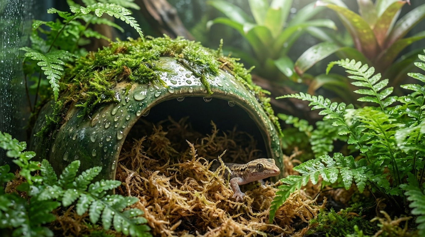 湿度を保つ方法①ウェットシェルターの設置