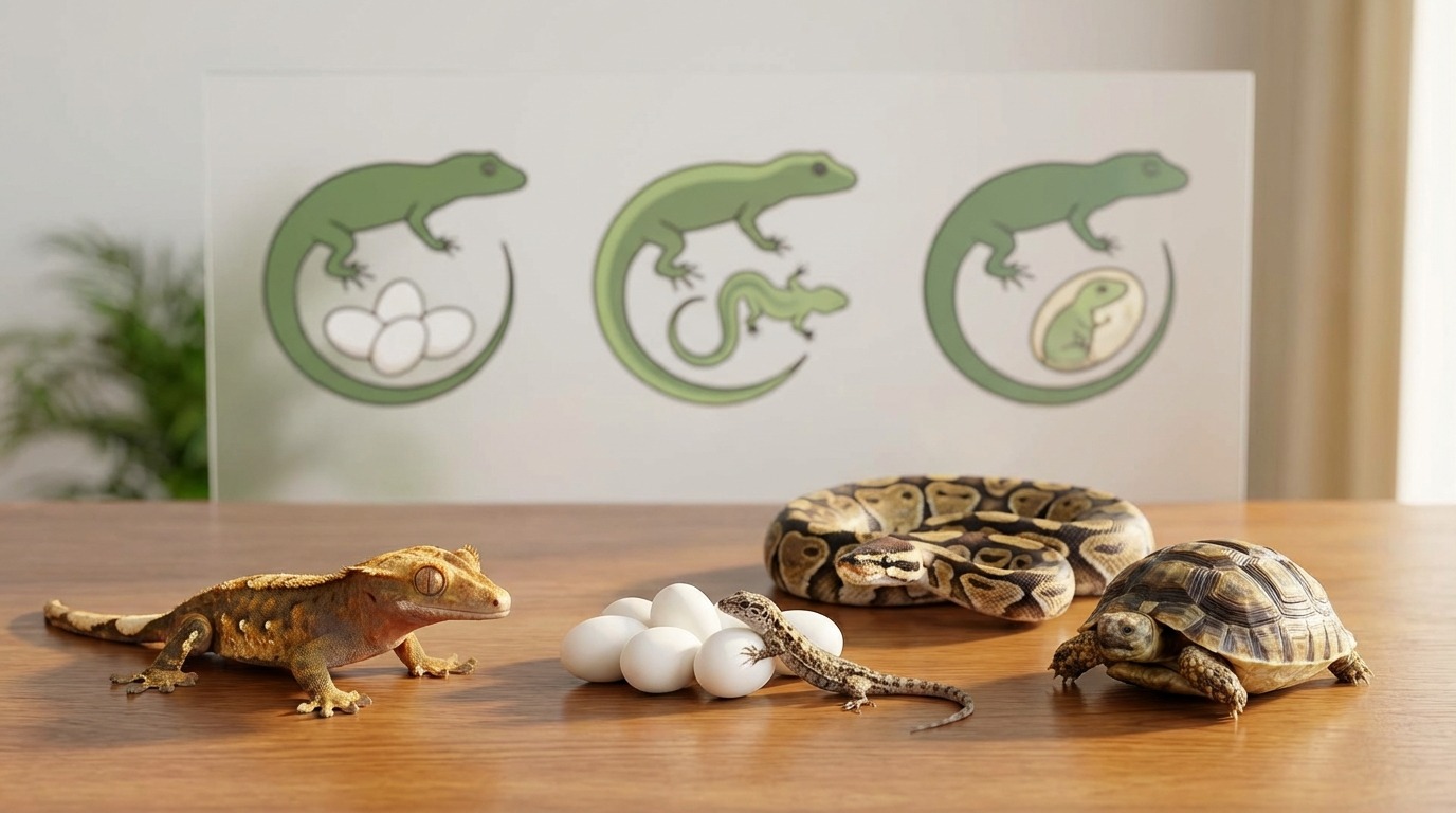 爬虫類の繁殖とは?基本の仕組みと3つの繁殖タイプ