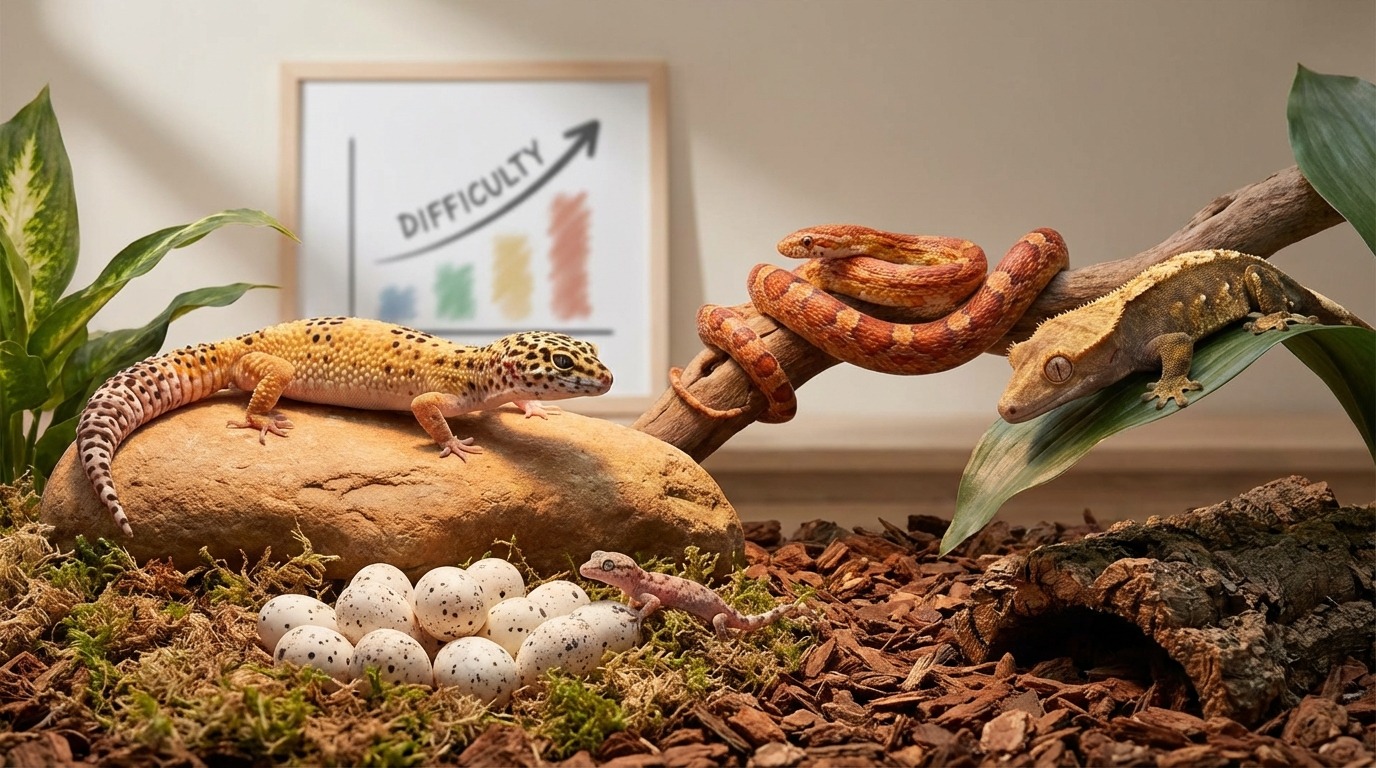 【難易度別】繁殖しやすい爬虫類おすすめランキング