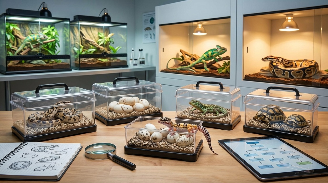 爬虫類の繁殖方法【7ステップ完全ガイド】