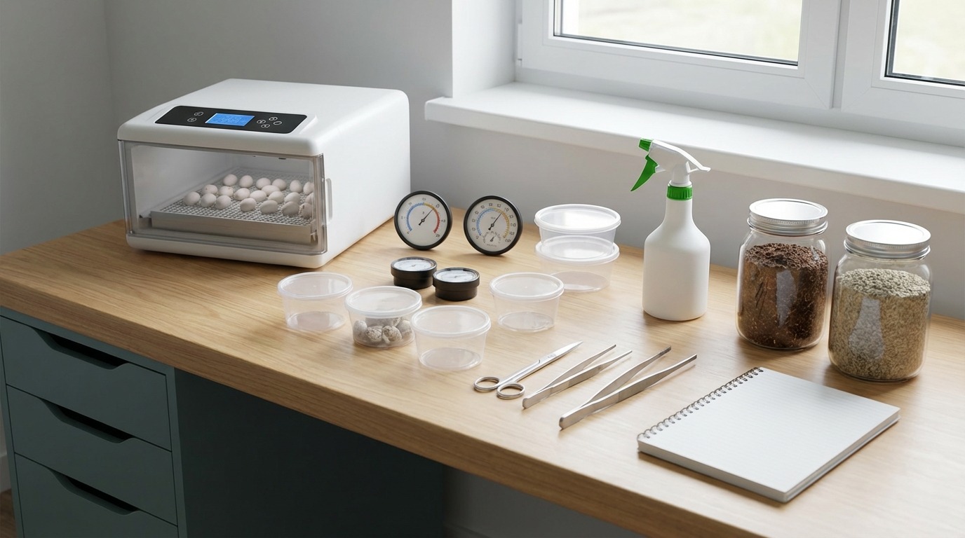 爬虫類の繁殖に必要な機材・道具リスト