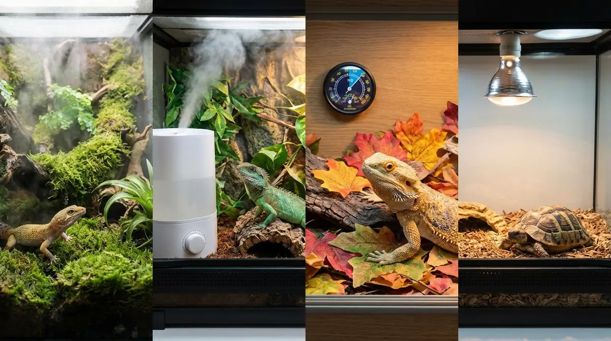 【季節別】爬虫類の湿度管理スケジュール