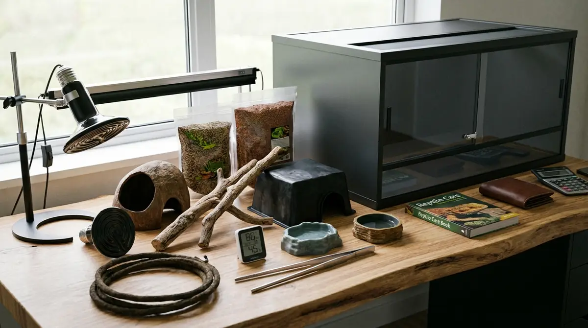 爬虫類飼育に必要なものリスト【初期費用の目安も解説】