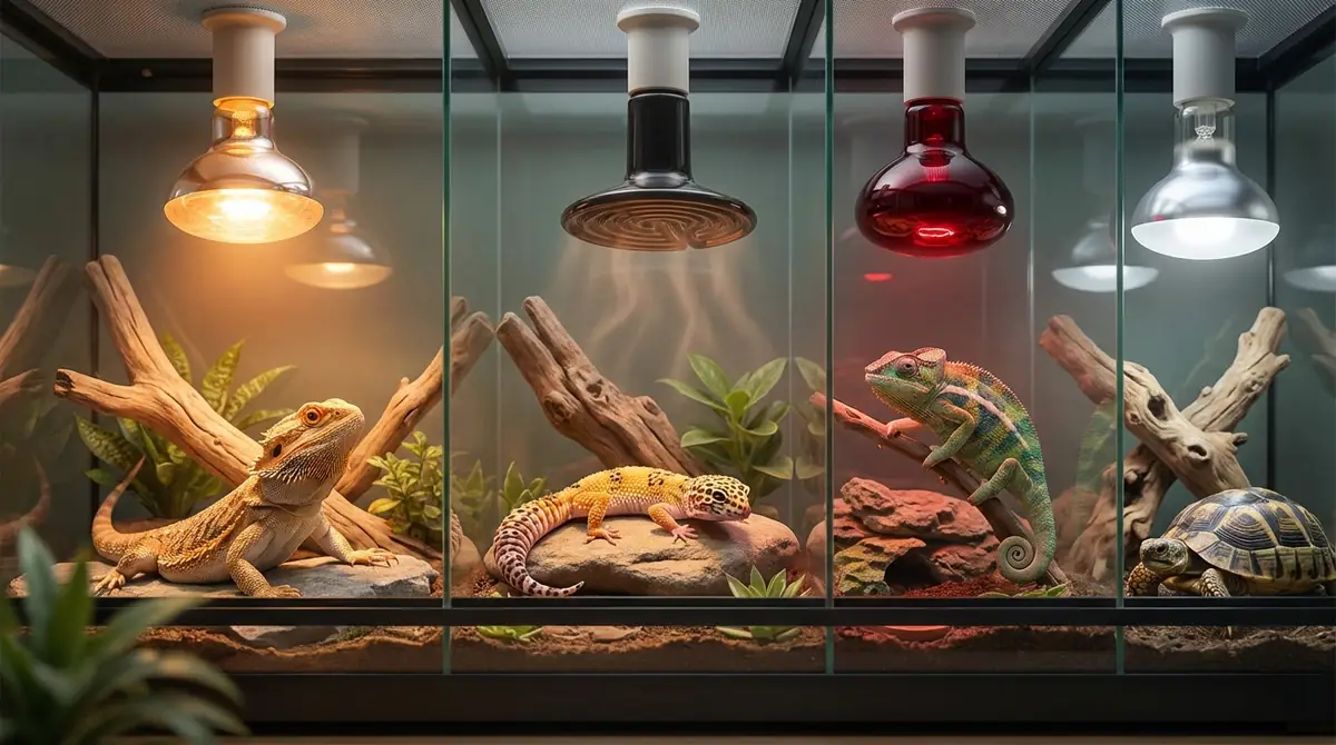 【結論】爬虫類の保温ライトはこう選ぶ｜タイプ別早見表
