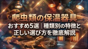爬虫類の保温器具おすすめ5選｜種類別の特徴と正しい選び方を徹底解説