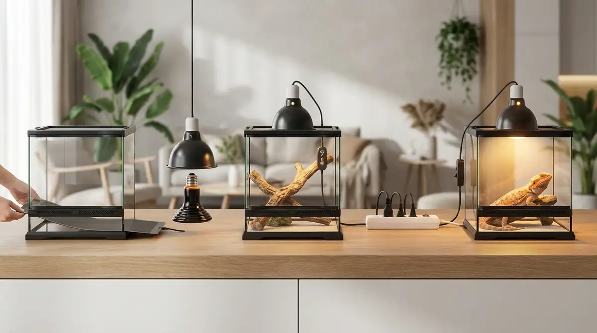 爬虫類用保温器具の正しい設置方法【5ステップ】