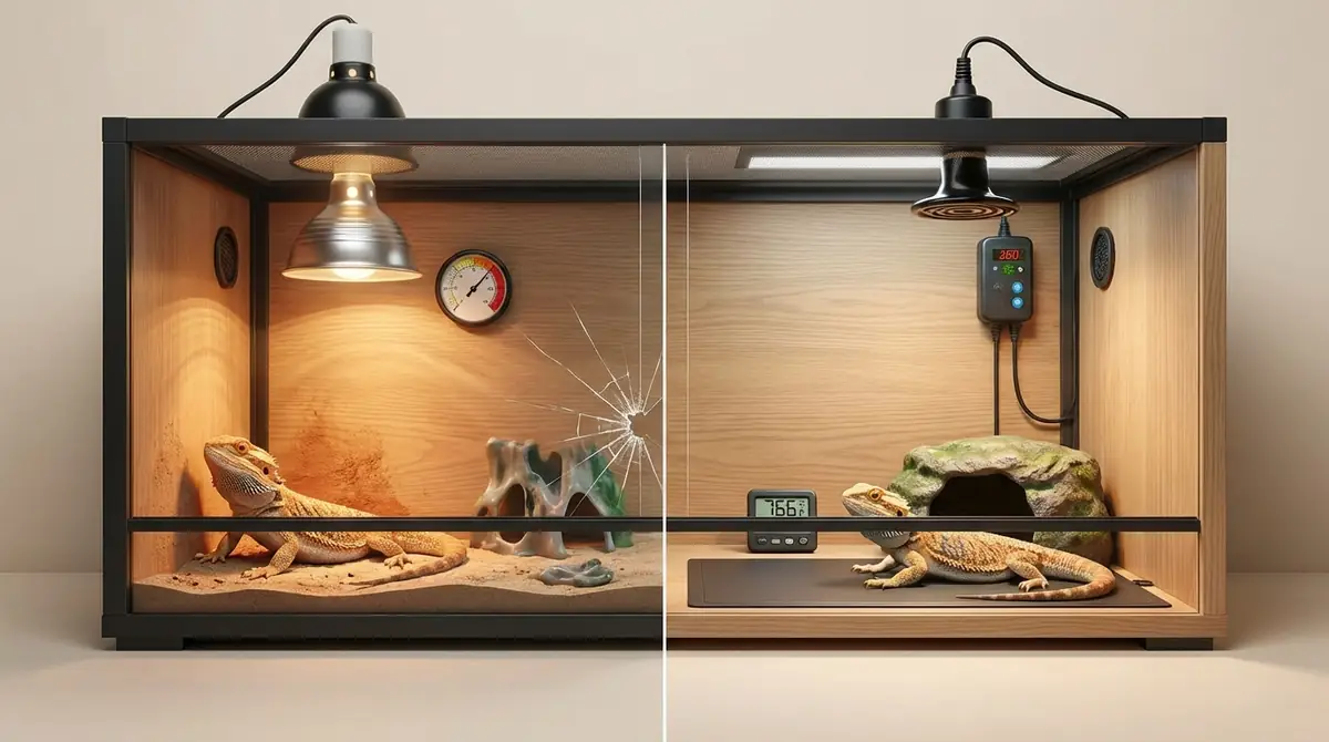 爬虫類の保温器具でよくある失敗3選と対策