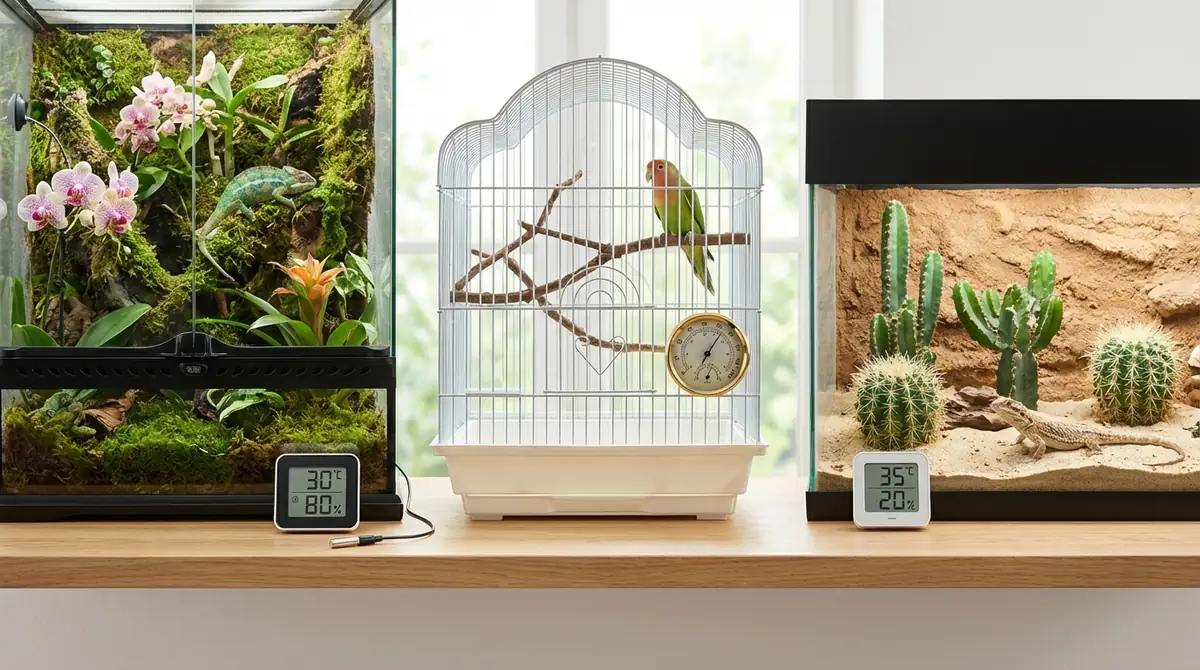 飼育スタイル別｜あなたに最適な温湿度計の選び方