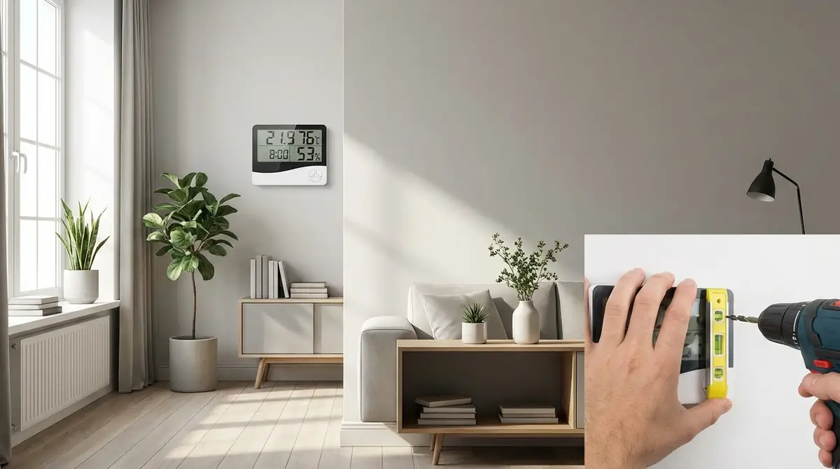 温湿度計の正しい設置場所と設置方法