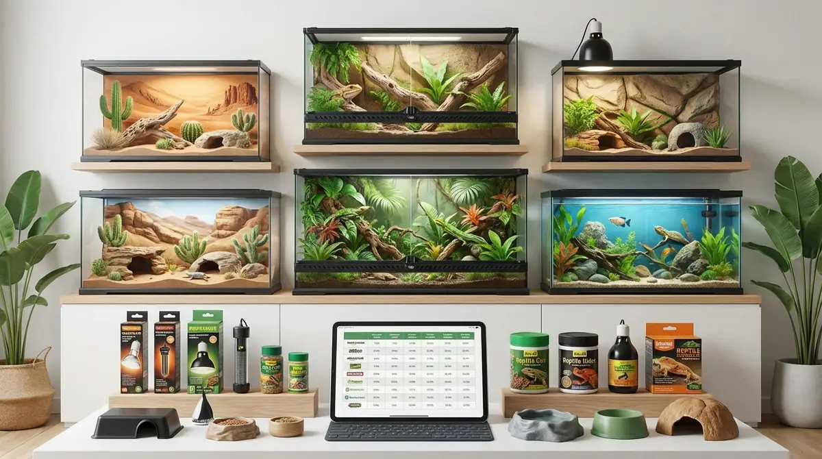 爬虫類用品通販ショップの選び方｜5つの比較ポイント