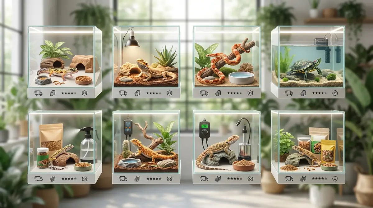 【比較表】爬虫類用品通販8ショップの送料・特徴まとめ