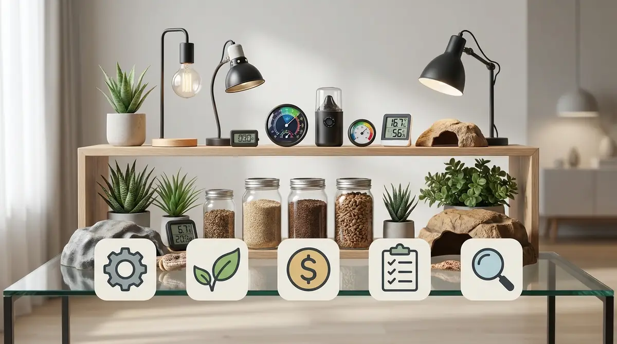 爬虫類用品メーカーの選び方｜失敗しない5つのポイント