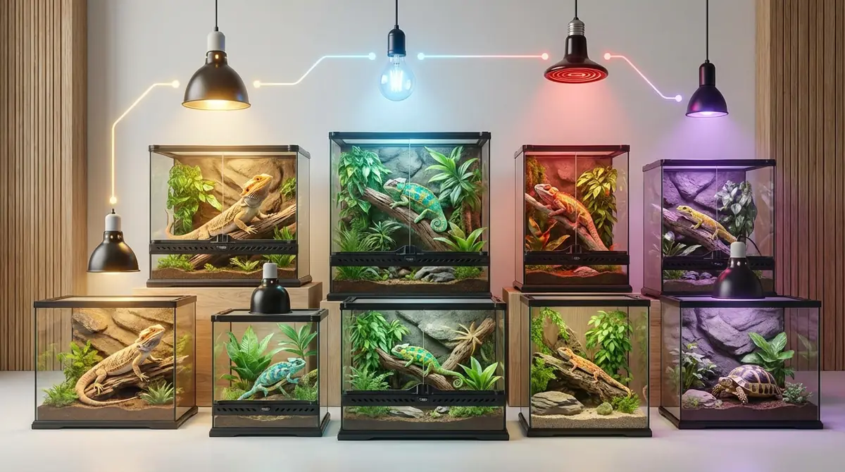 【種類別】あなたの爬虫類に必要なランプの組み合わせ早見表