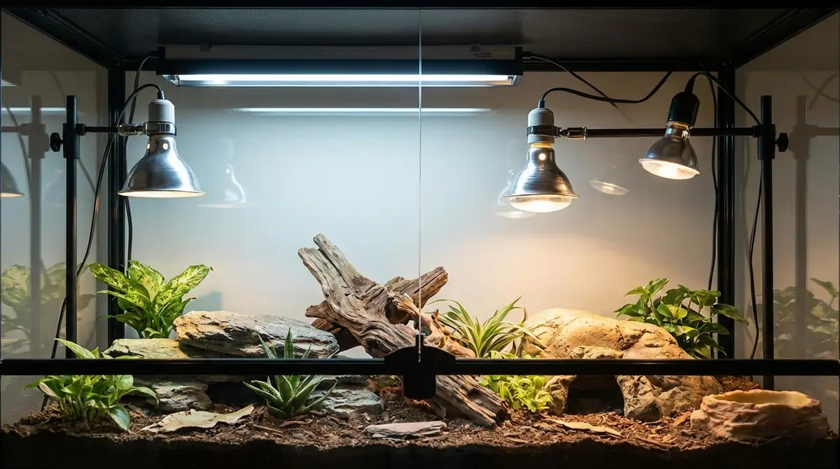 爬虫類用ランプの正しい設置方法と注意点