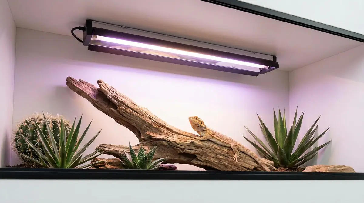 爬虫類に蛍光灯(UVBライト)が必要な理由