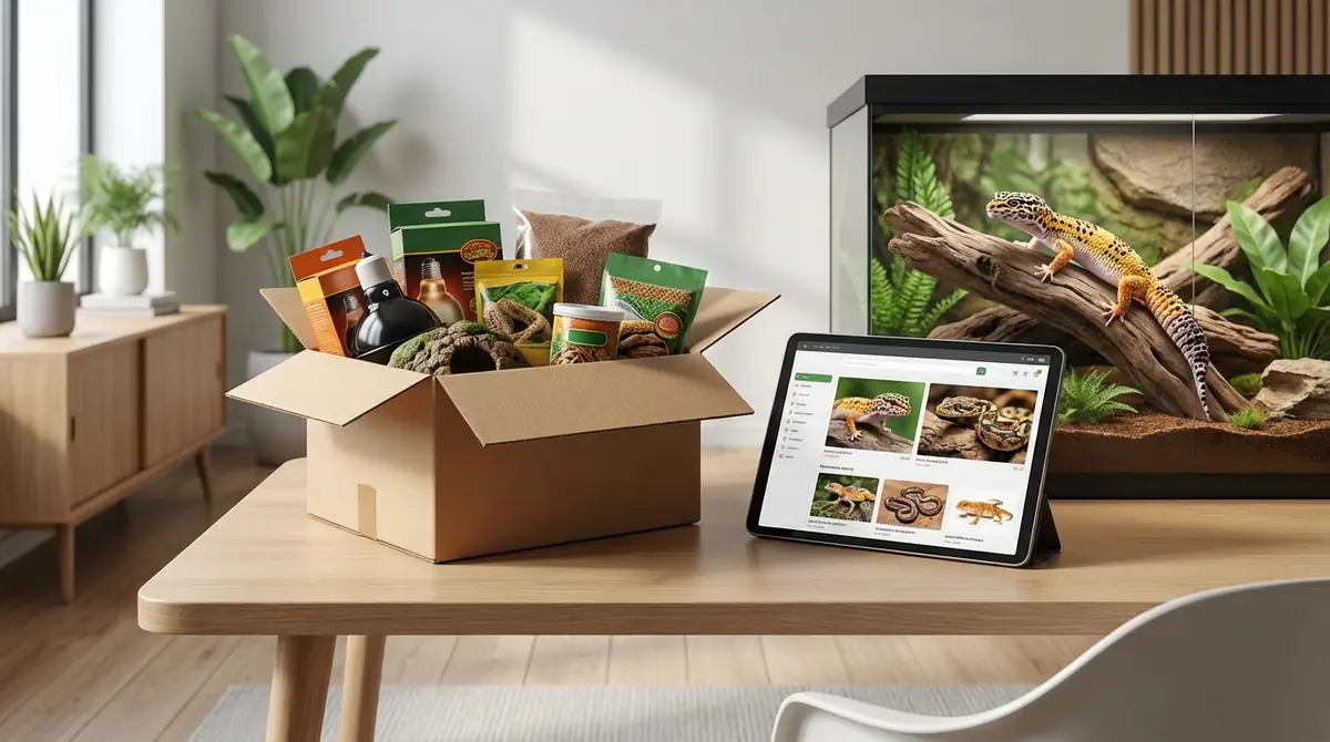 爬虫類用品を通販で購入するメリット・デメリット