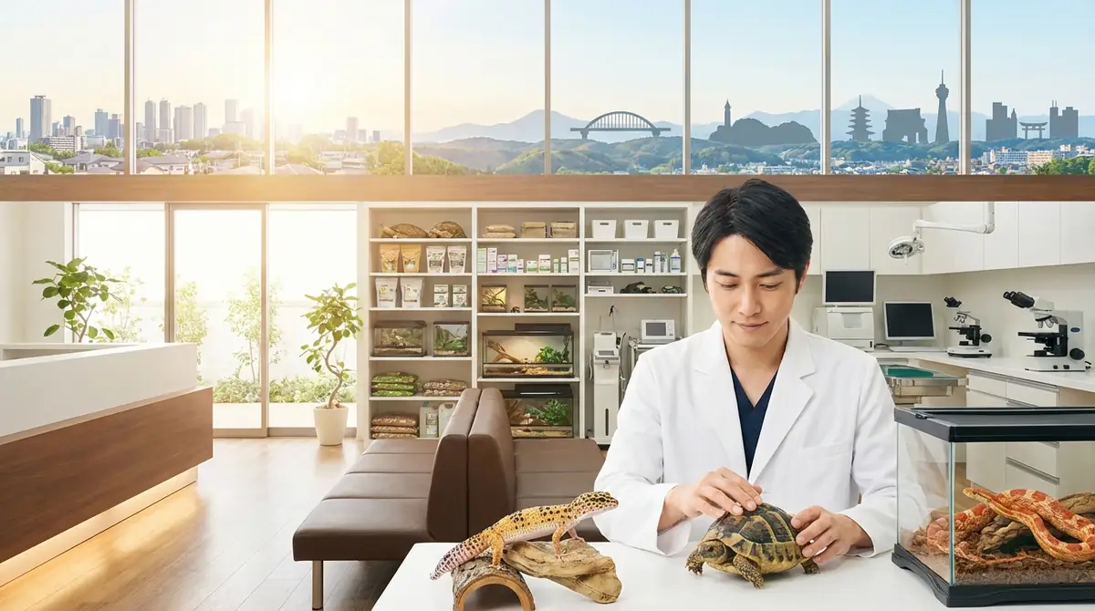 【多摩地区】八王子市・町田市・立川市・武蔵野市の爬虫類病院