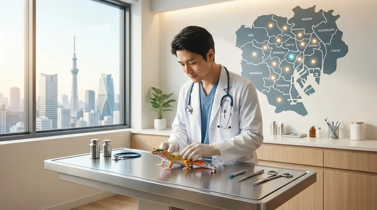 【エリア別】都内で爬虫類を診察できる病院