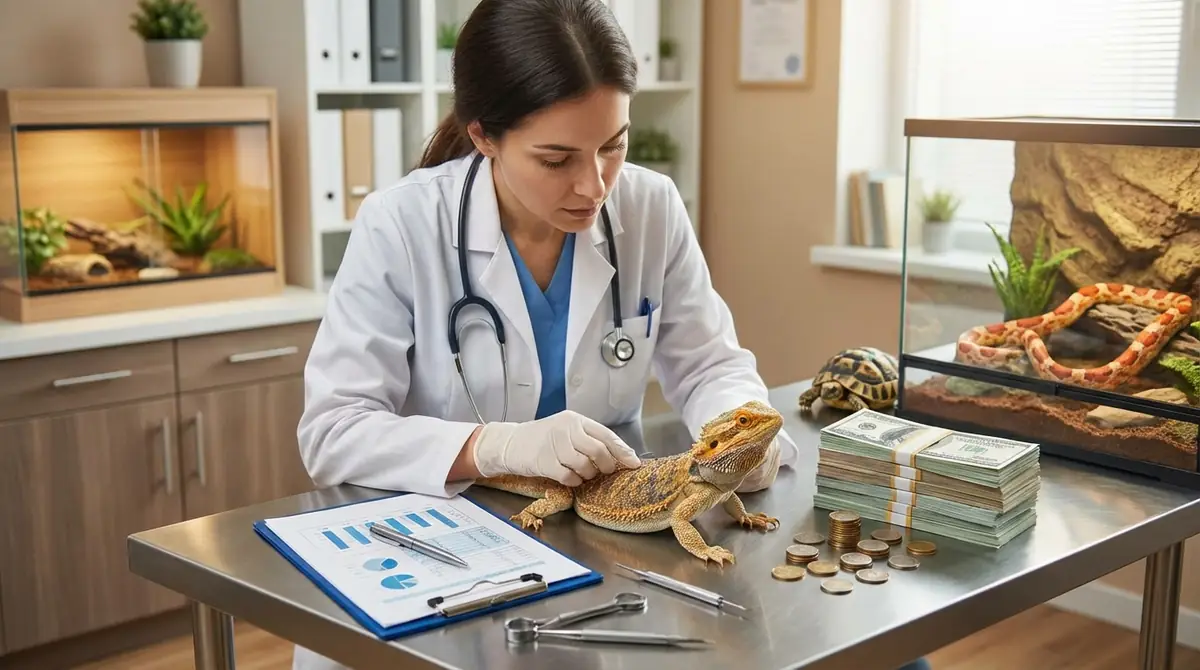 爬虫類の診察費用の目安
