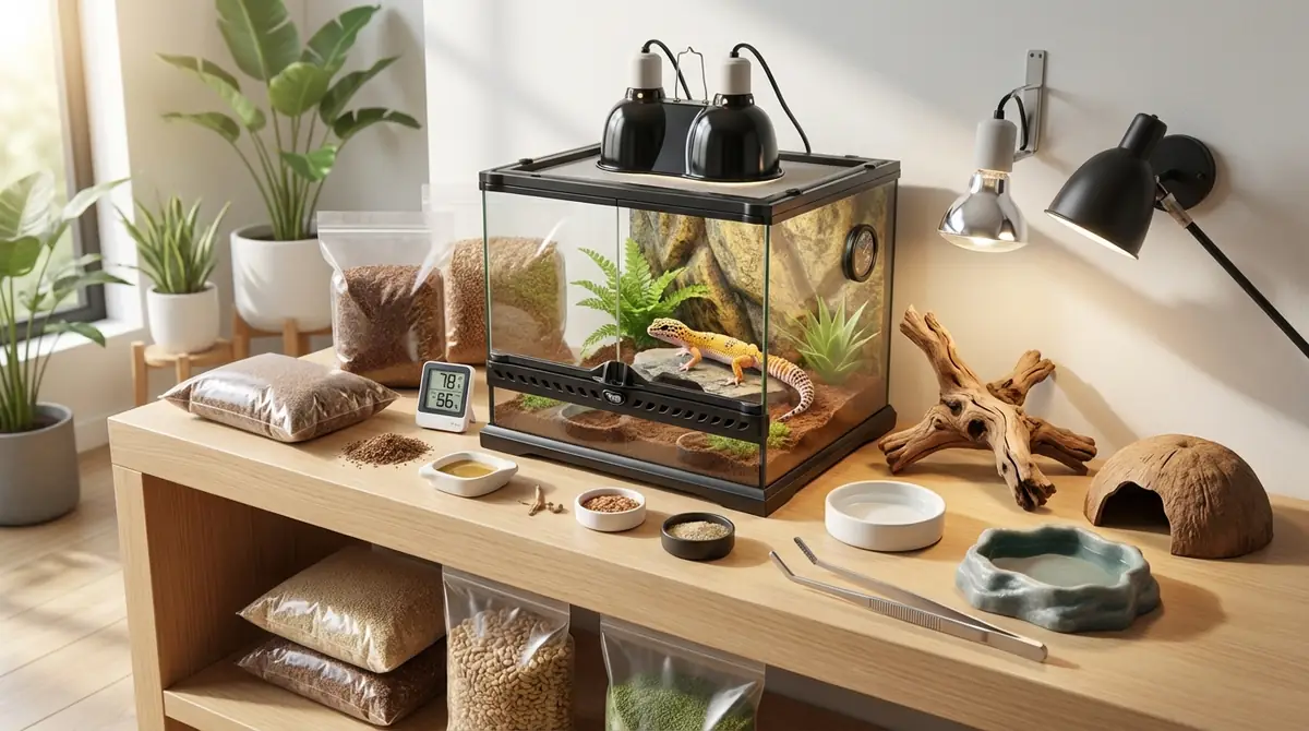 爬虫類生体を迎える前に揃えるべき飼育用品リスト