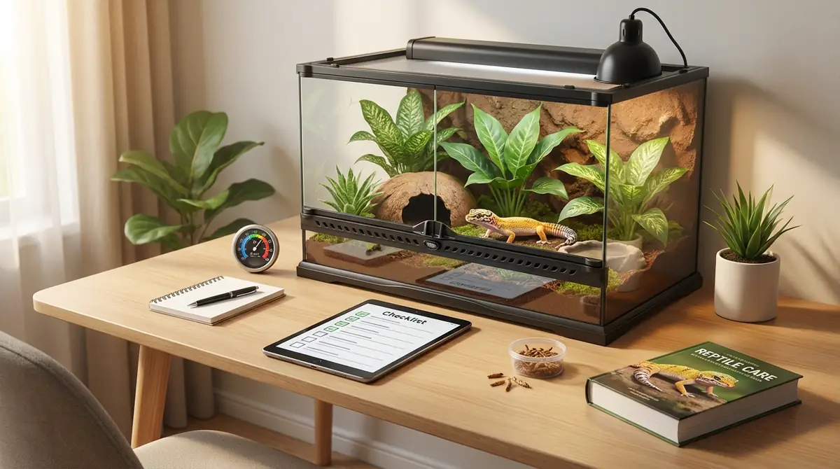 爬虫類生体を迎える前の最終チェックリスト