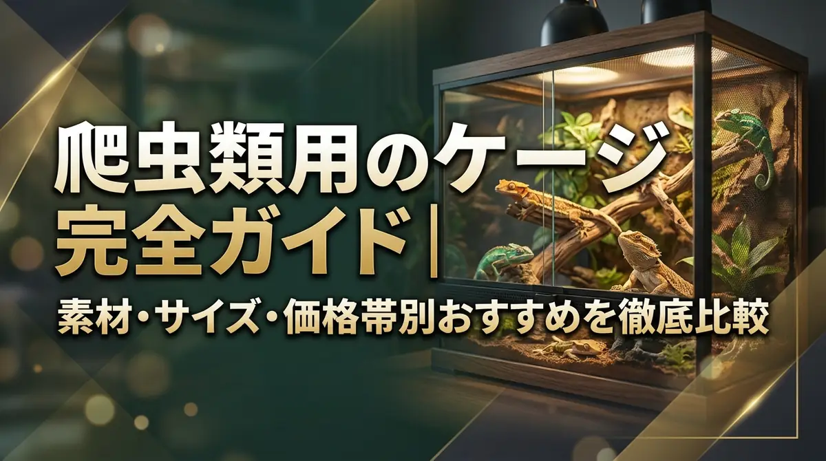 爬虫類用のケージ完全ガイド|素材・サイズ・価格帯別おすすめを徹底比較