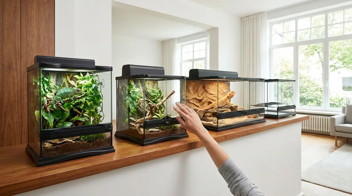 爬虫類用のケージ選びで失敗しない3つの鉄則