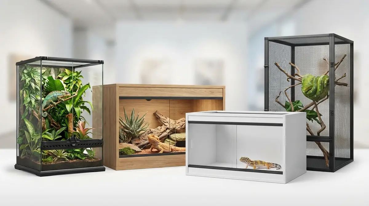 爬虫類用ケージの種類と素材別メリット・デメリット