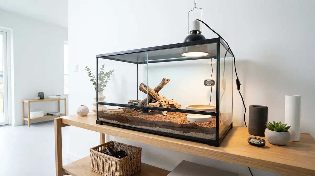 爬虫類用ケージ購入後の基本セットアップ5ステップ