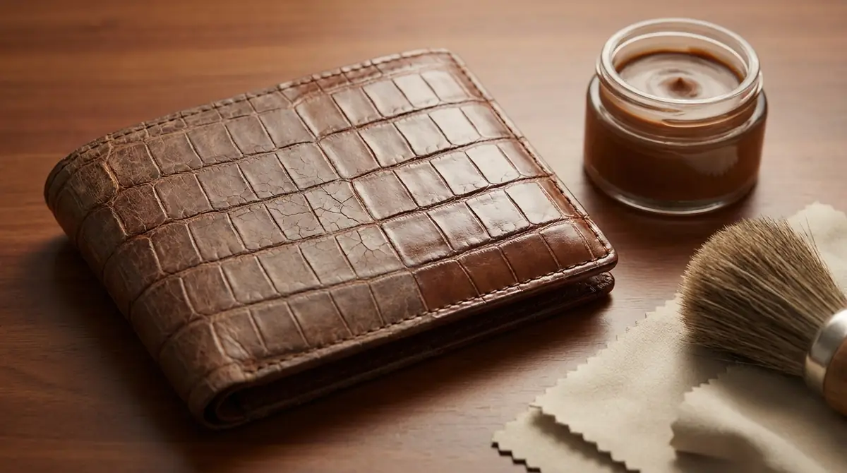 爬虫類皮革に専用クリームが必要な理由
