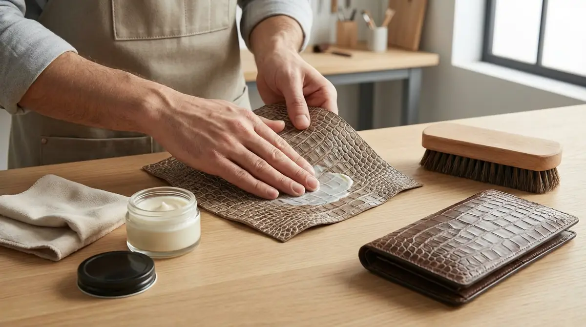 爬虫類皮革専用クリームの正しい塗り方｜6ステップで解説