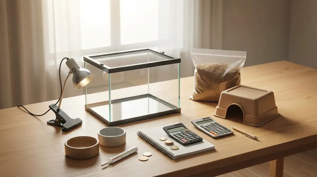 【初期費用シミュレーション】爬虫類用品を激安で揃えるといくら？